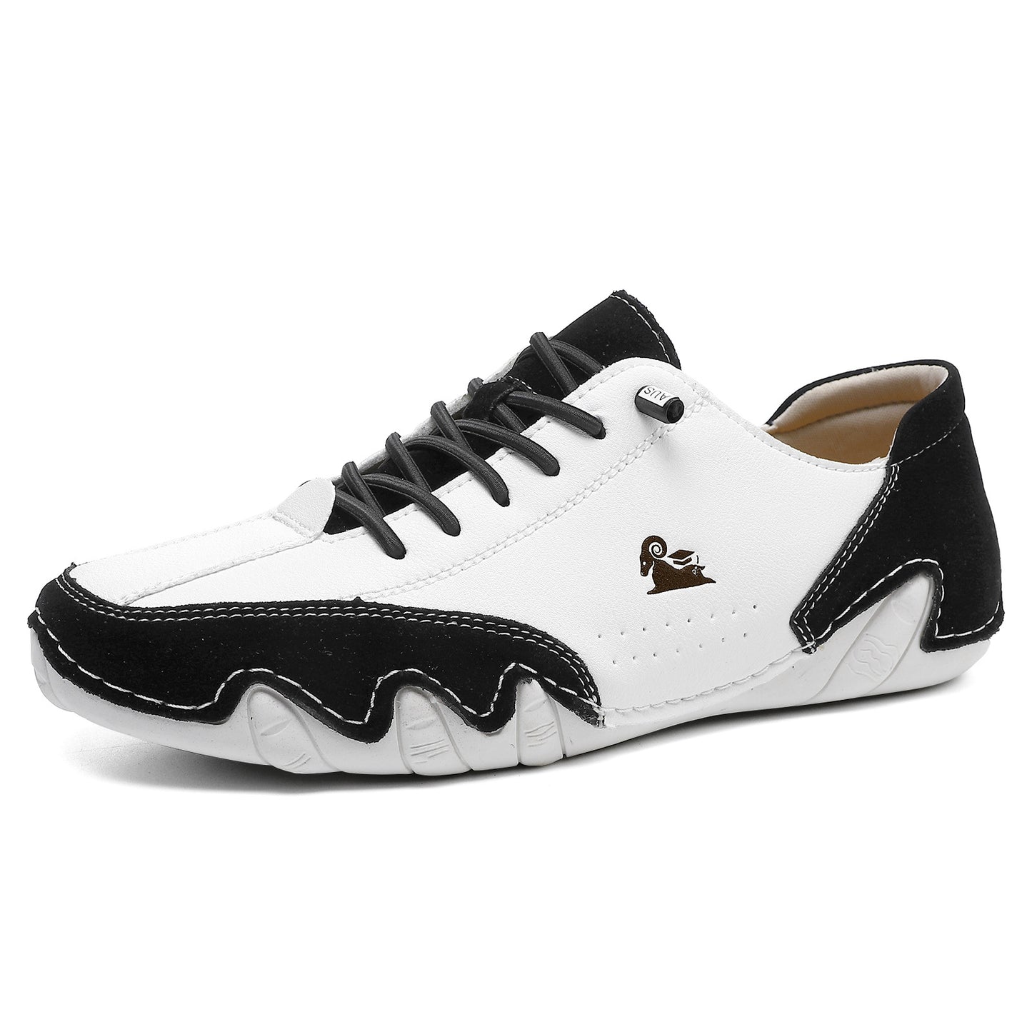 Men's low cut shiny and comfortable casual shoes