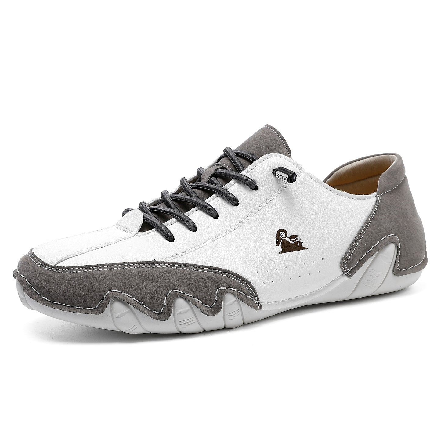 Men's low cut shiny and comfortable casual shoes