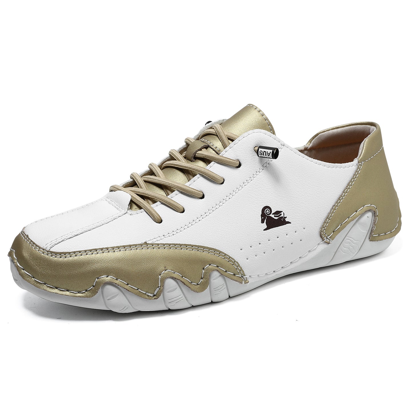 Men's low cut shiny and comfortable casual shoes