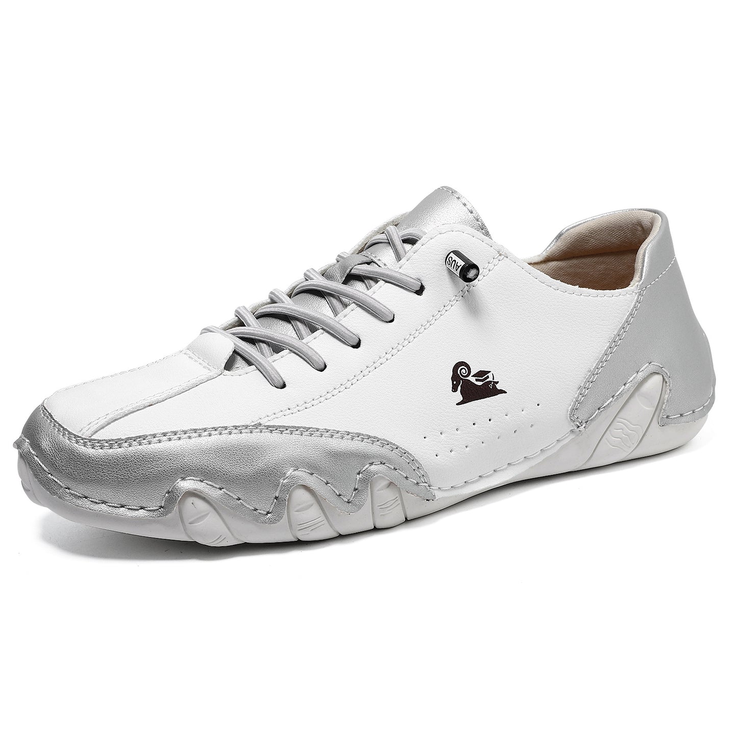 Men's low cut shiny and comfortable casual shoes