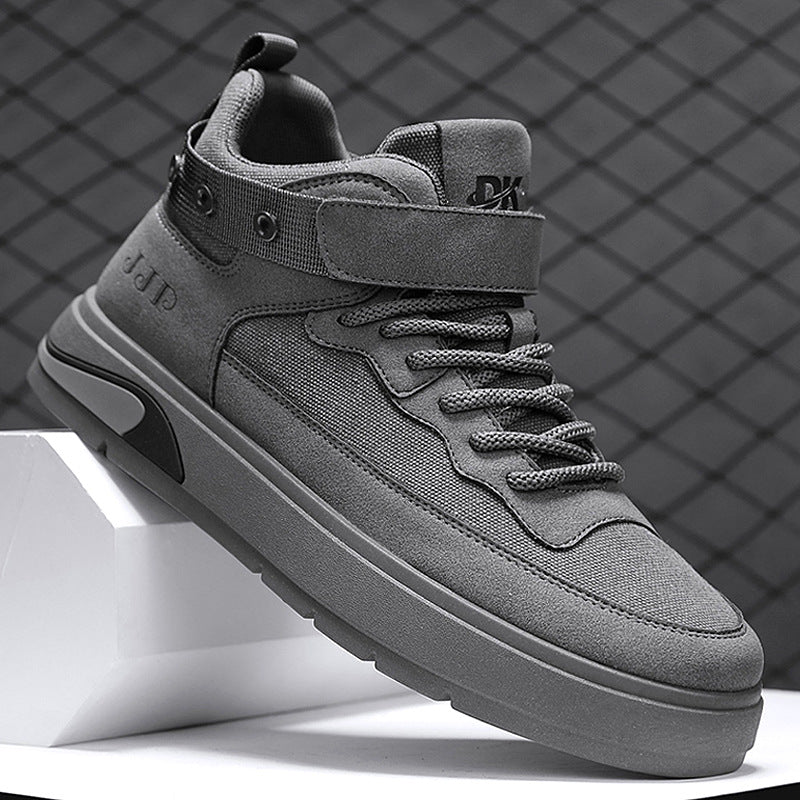 Men's casual Velcro high board shoes