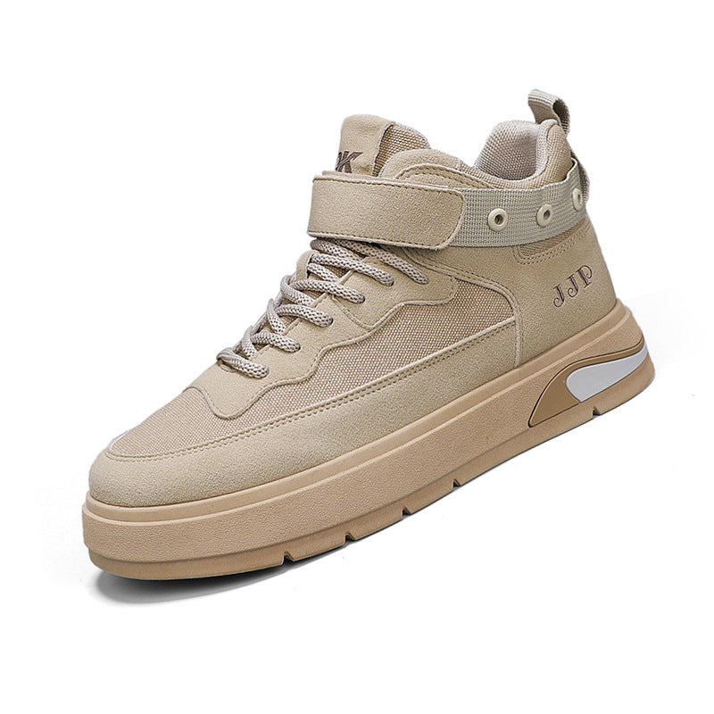 Men's casual Velcro high board shoes