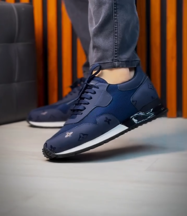 Breathable Leather Patchwork Casual Sports Shoes