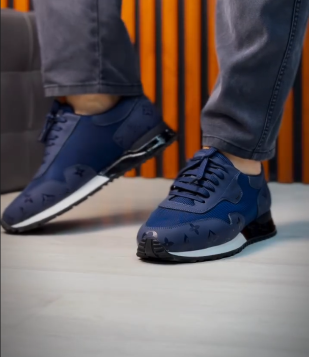 Breathable Leather Patchwork Casual Sports Shoes