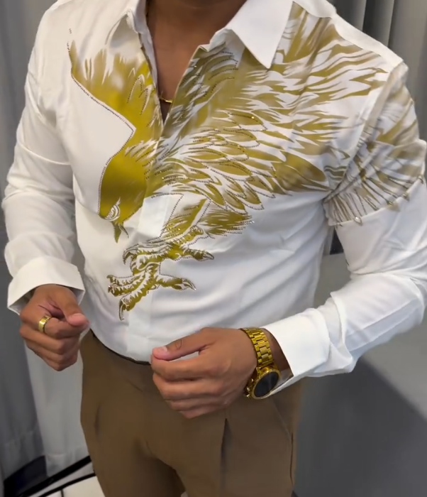 Men's Golden Eagle Long Sleeve Shirt