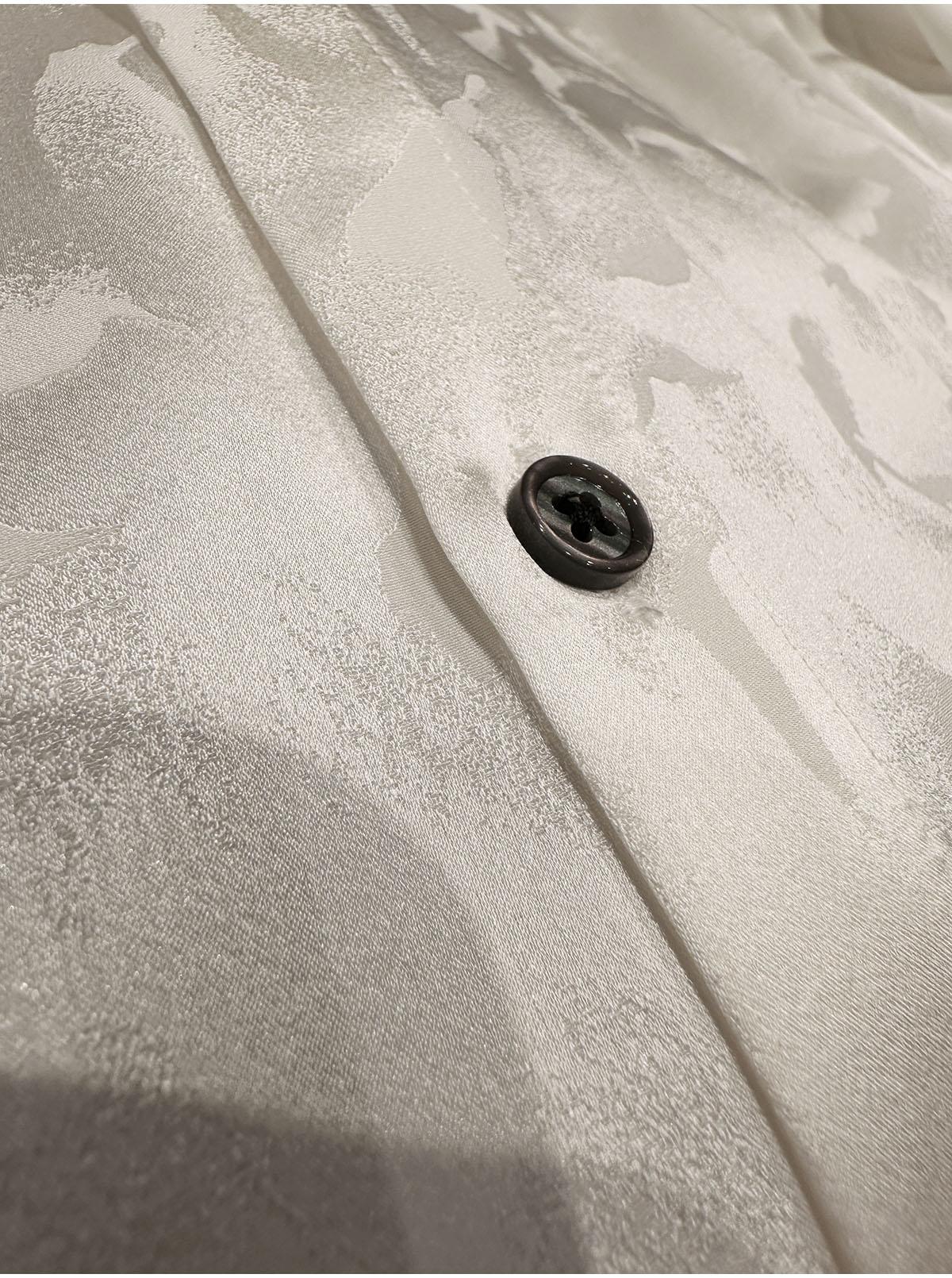 Men's High-end Silky Silk Long Sleeved Shirt
