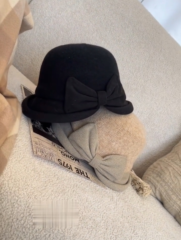 Elegant Bow Bucket Hats
