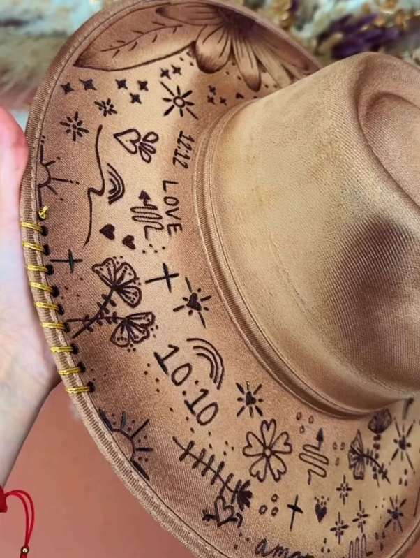 Boho Print Fedora