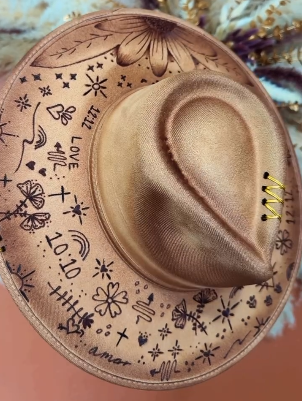 Boho Print Fedora