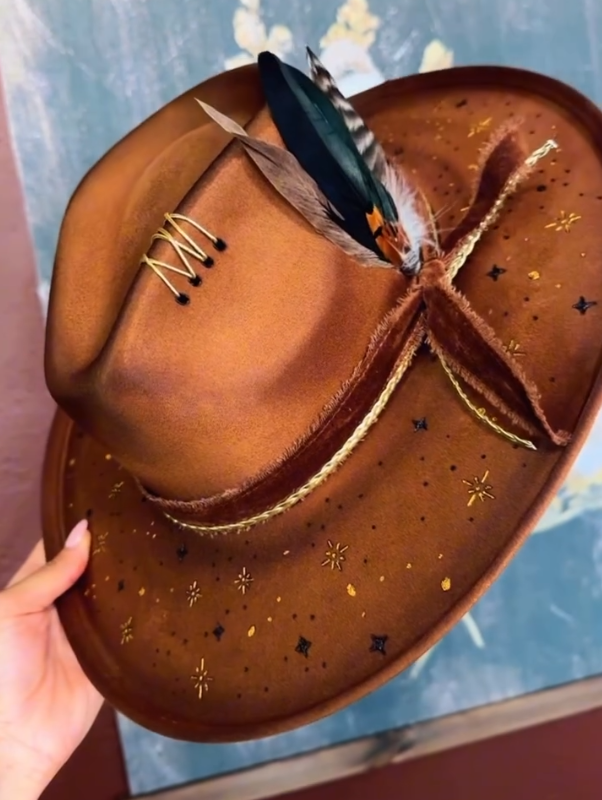 Starlight Brown Cowboy Hat