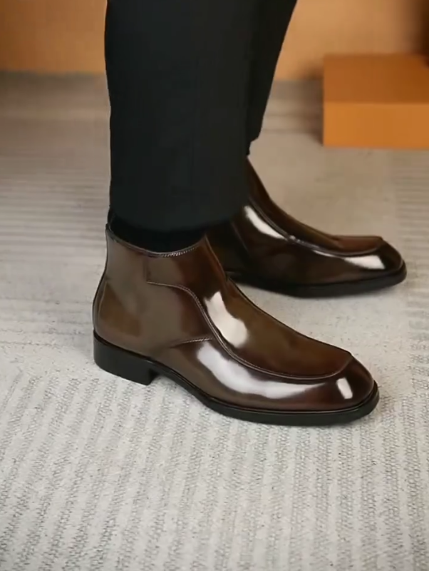 LuxeGloss Chelsea Boots