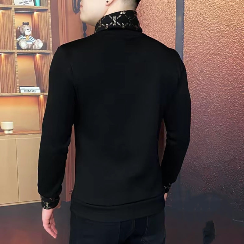 Signature Scarf-Neck Sweater