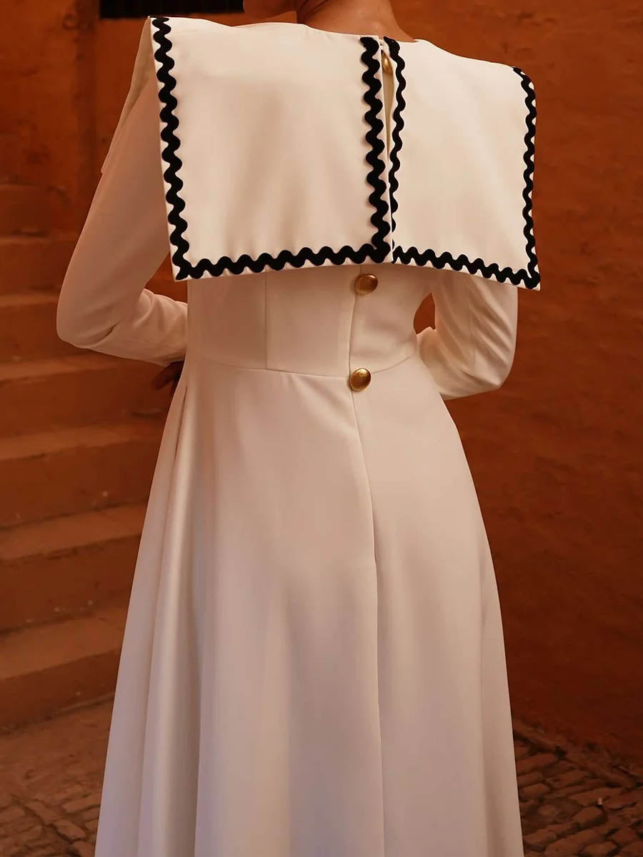 Elegant Button Up Maxi Dress