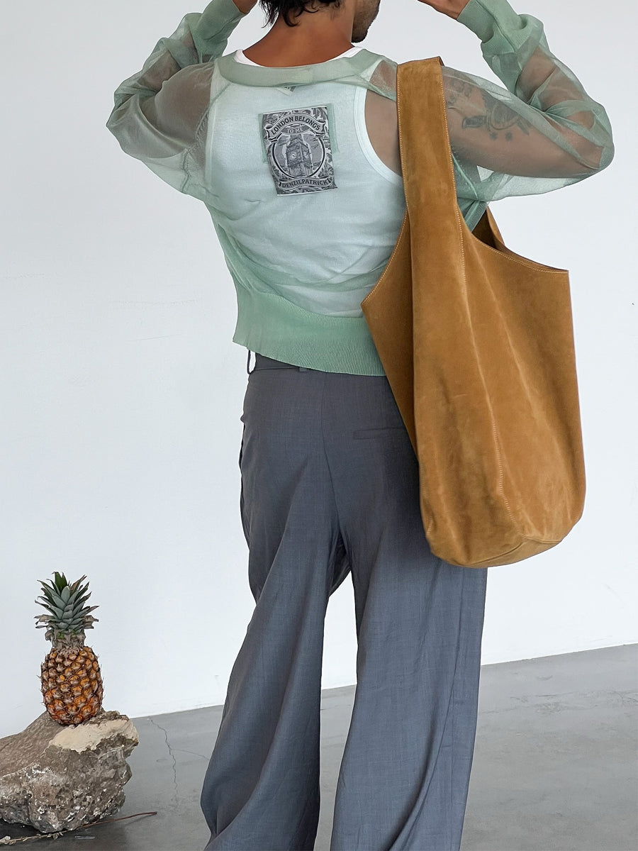 Men's See-through Cardigan