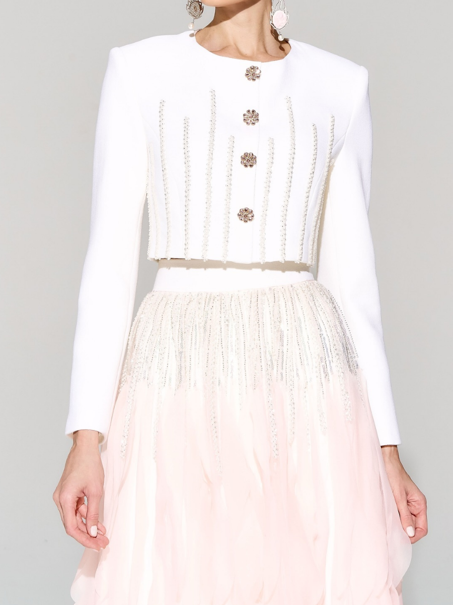 Demure Dazzle Skirt Set