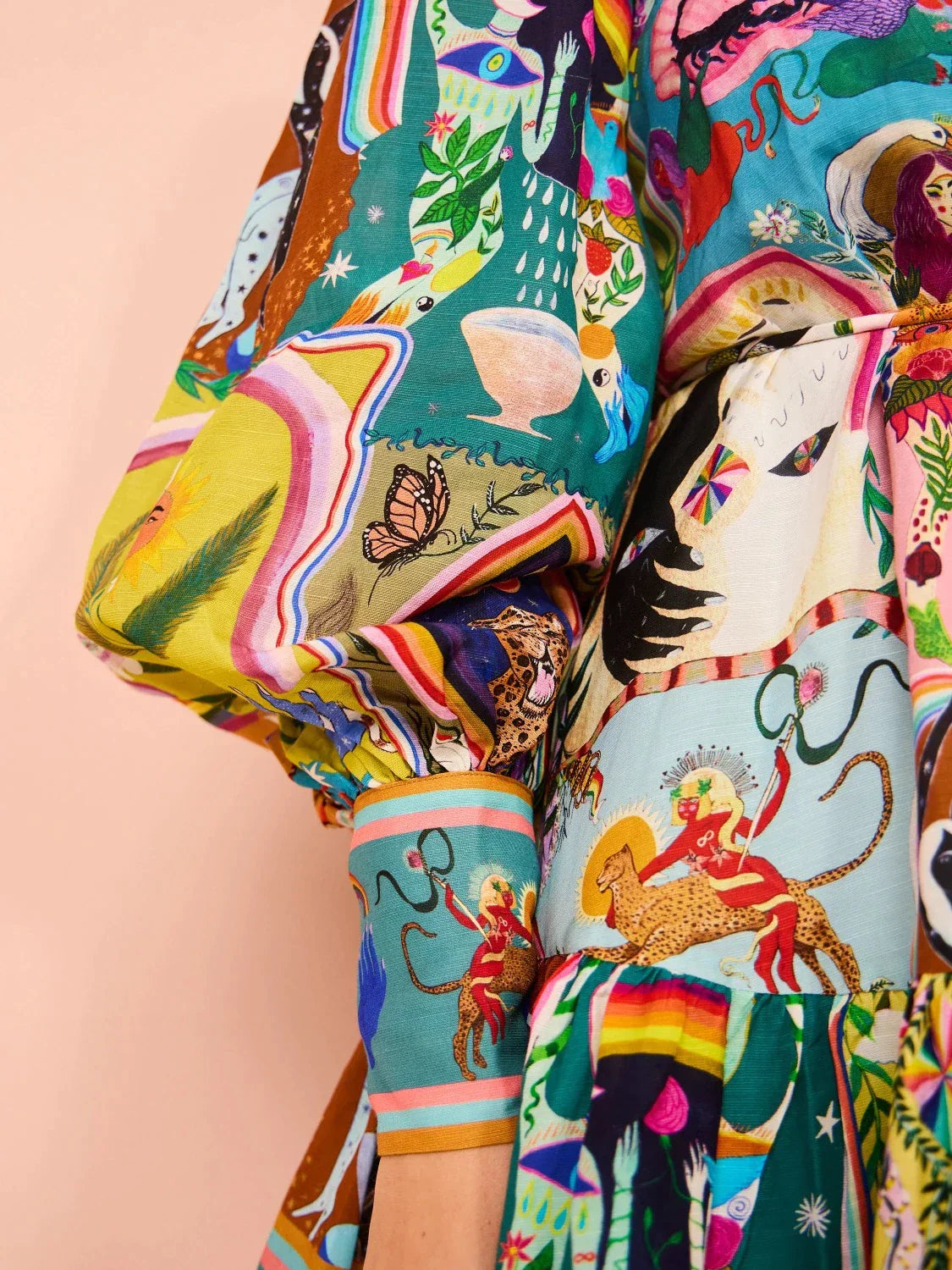 Evergreen Mini Dress In Multi