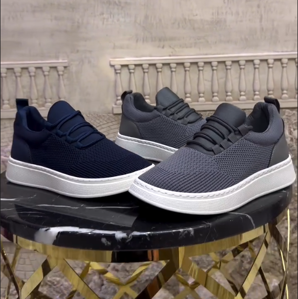 Breathable Mesh And One Foot Casual Shoes