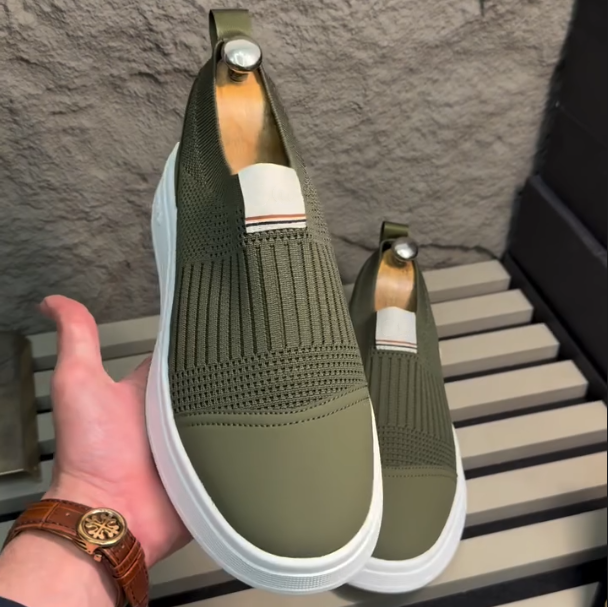 One Foot Casual Shoes With Mesh Surface