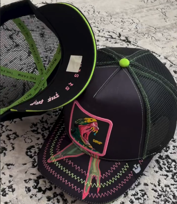 Sunscreen Mesh Pure Cotton Embroidered Animal Baseball Cap
