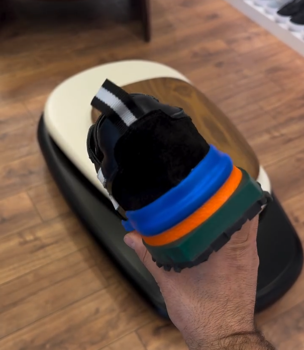 Color Blocked Sole Casual Sports Shoes