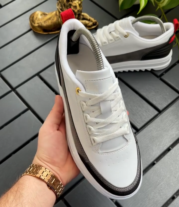 Leather Splicing Luxury Casual Board Shoes