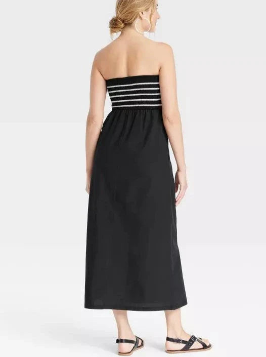 Women's Strapless Midi Dress