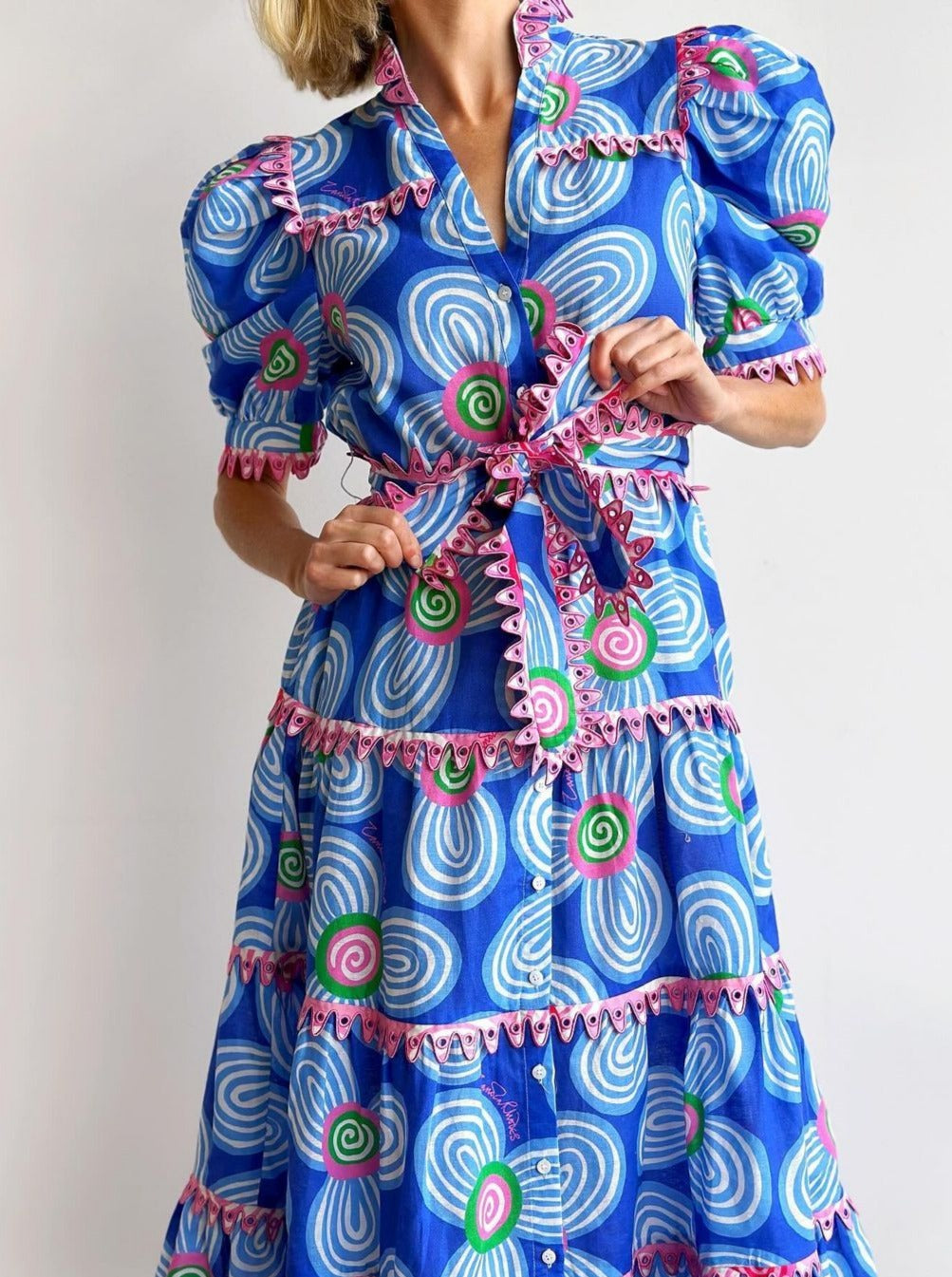 Lottie All-over Floral Print Dress