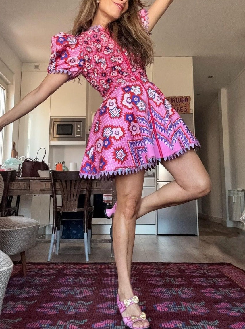 Lace-trim Gracie Dress