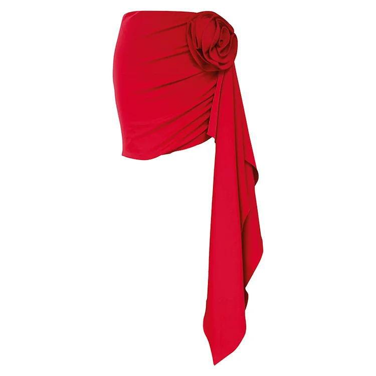 Flower Embellished Swimsuit