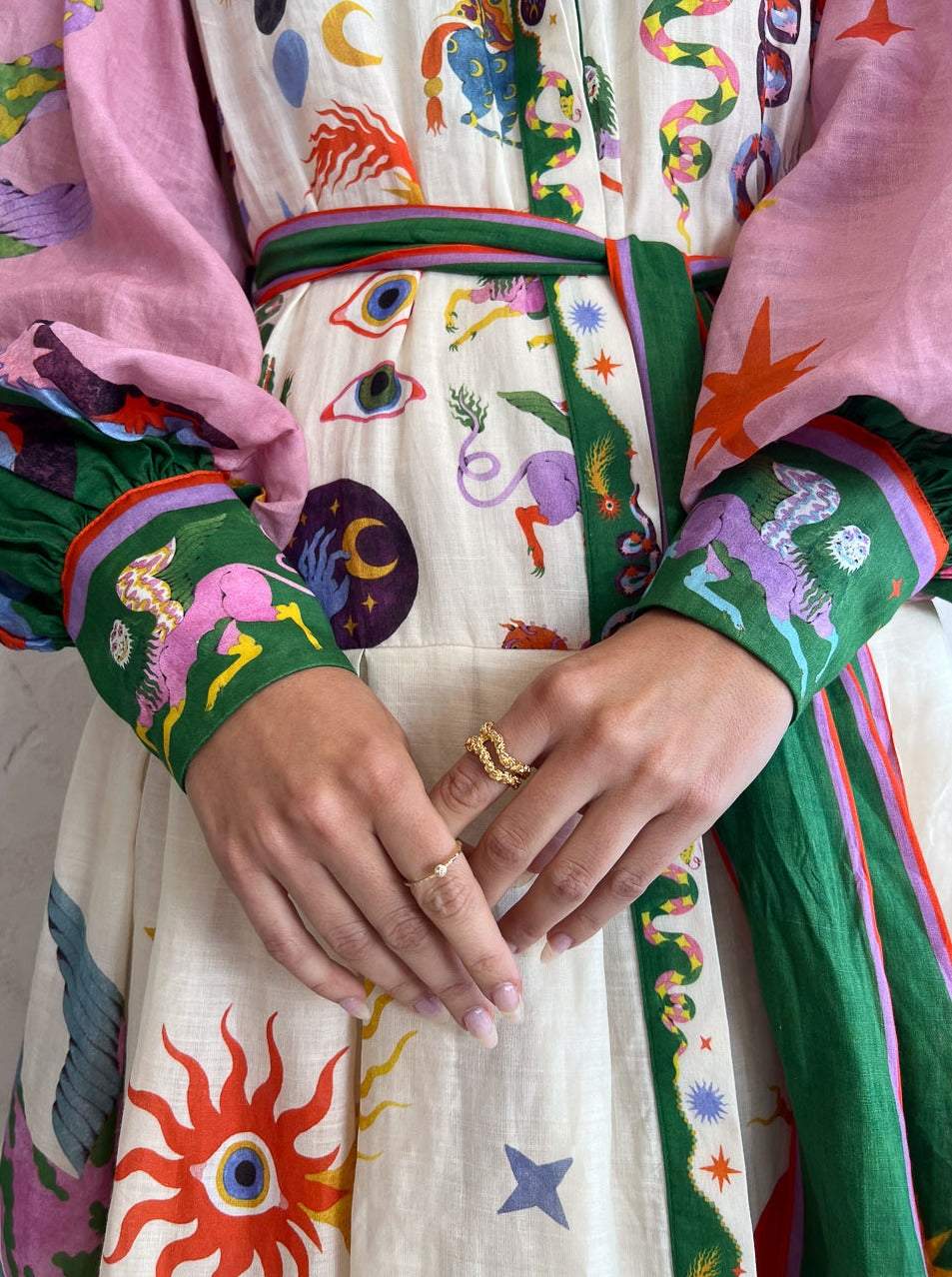 SEEKER SHIRTDRESS IN MULTI