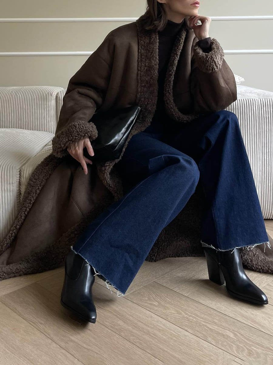 Reversible Faux Fur Coat