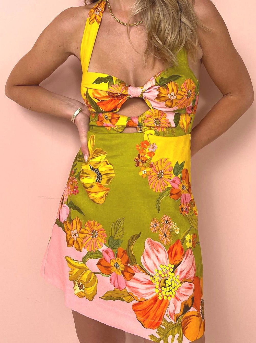 Silas Halter Mini Dress