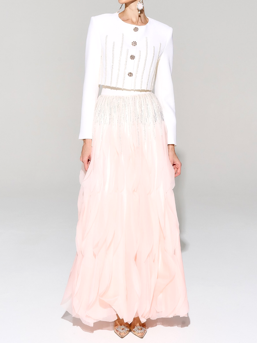 Demure Dazzle Skirt Set