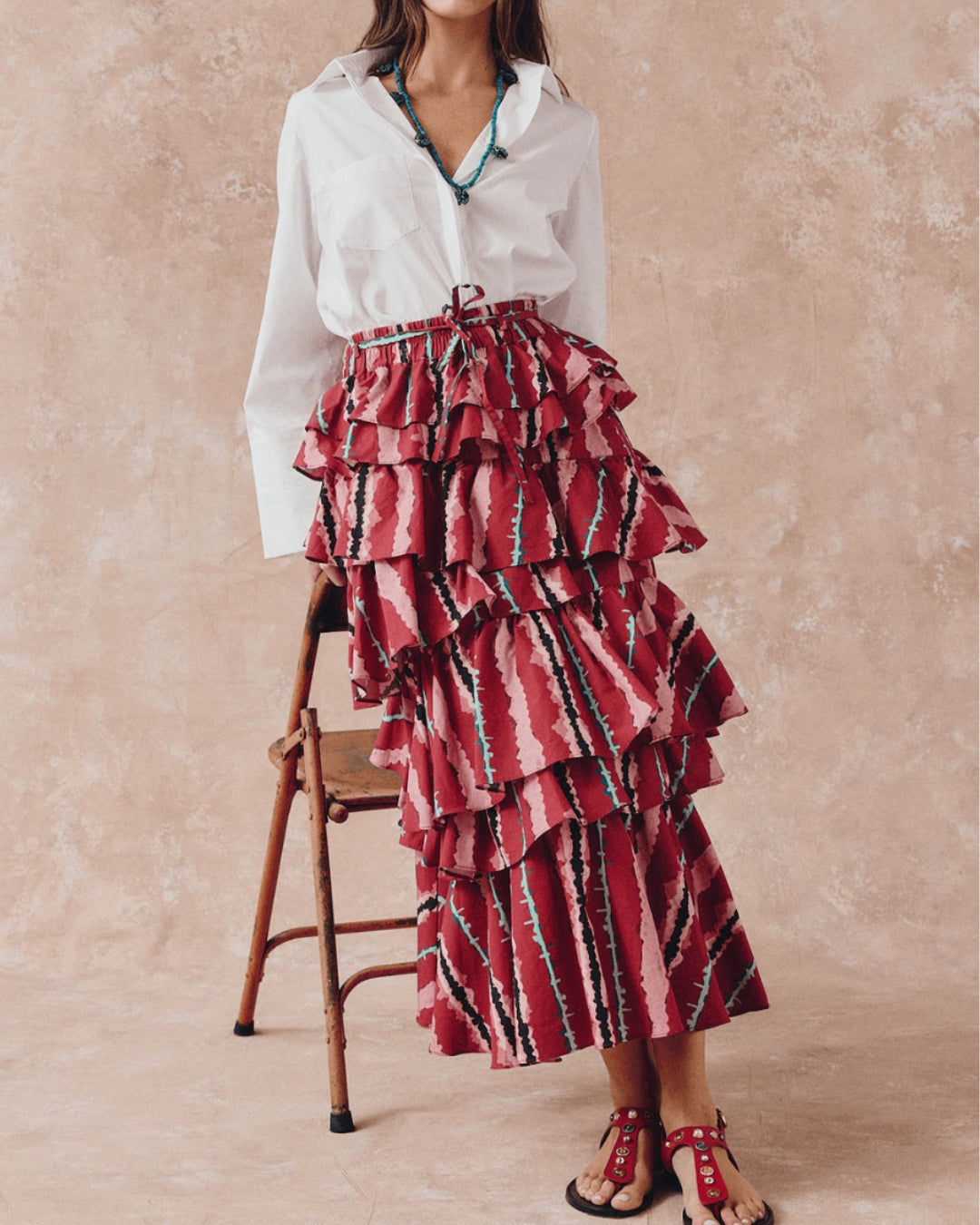 Copacabana Red Skirt