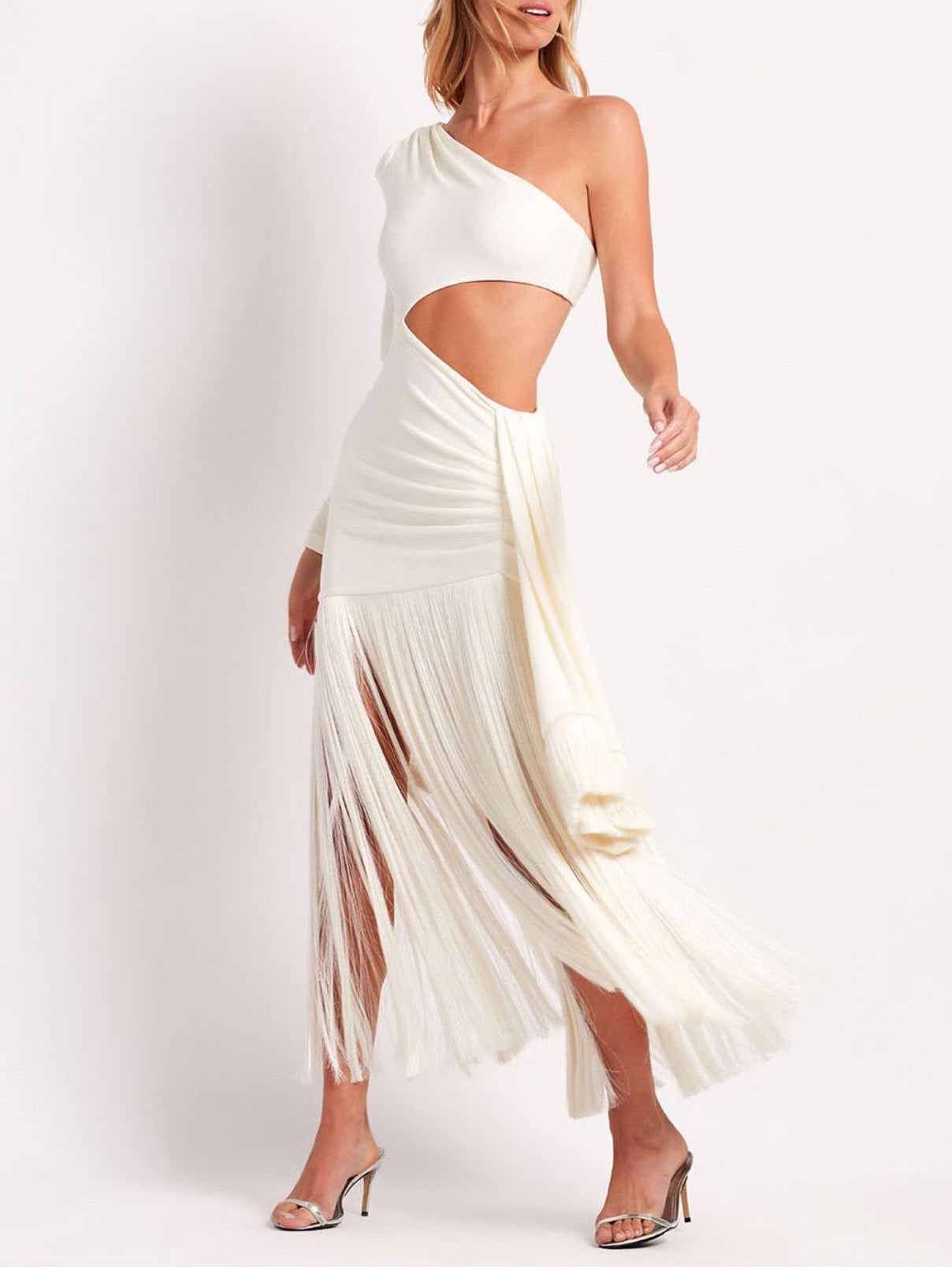 Stunning Cutout Fringe Dress