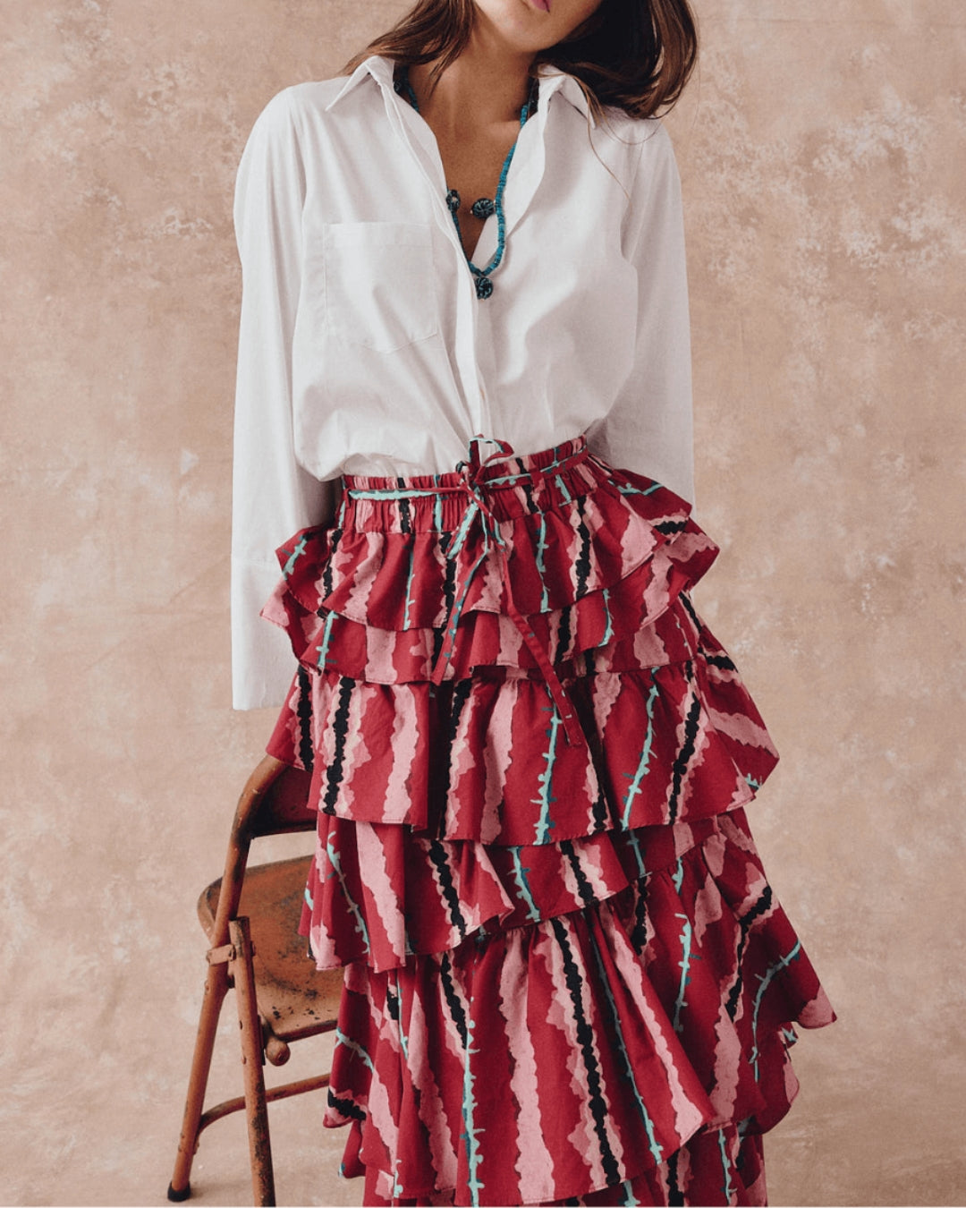 Copacabana Red Skirt