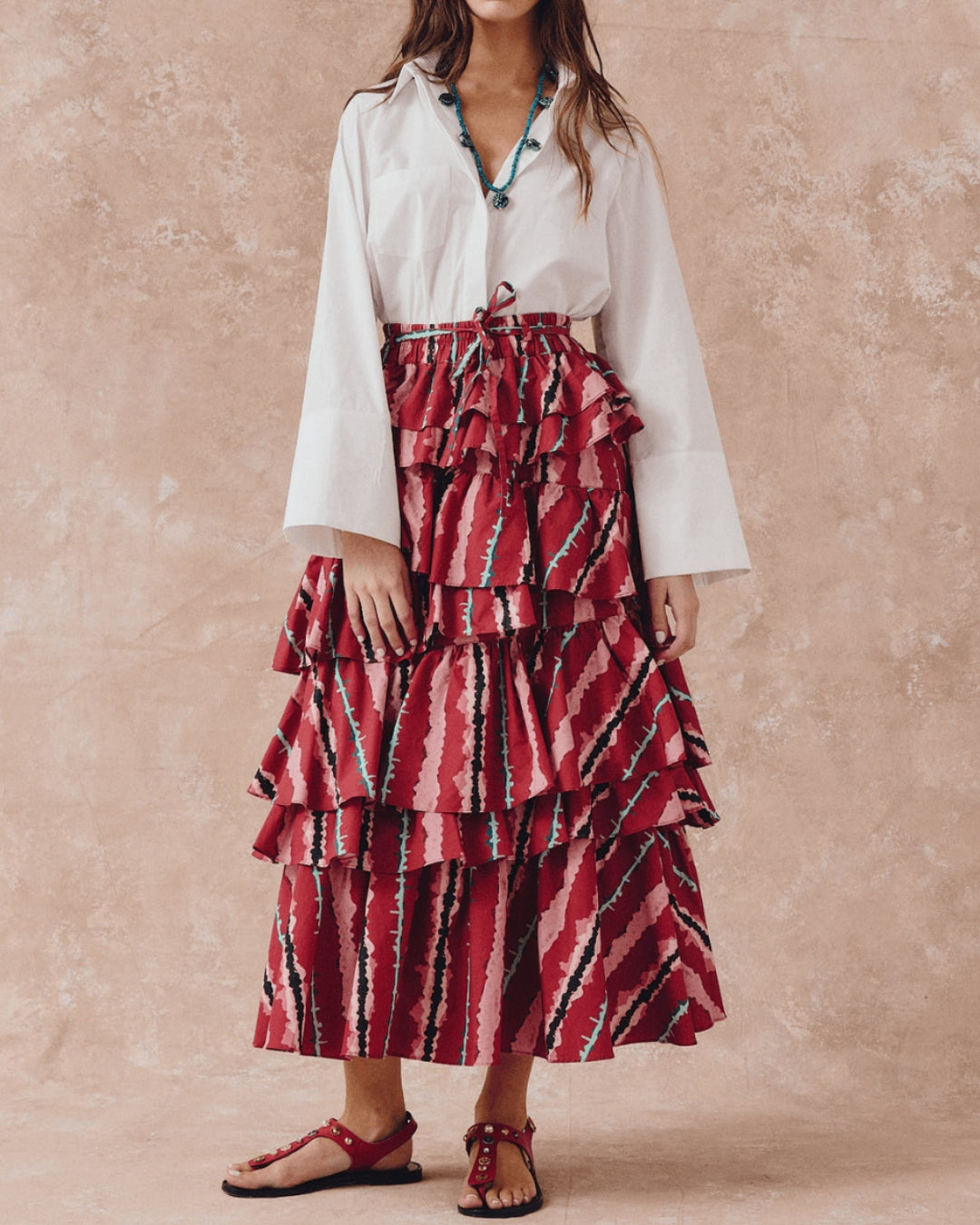 Copacabana Red Skirt