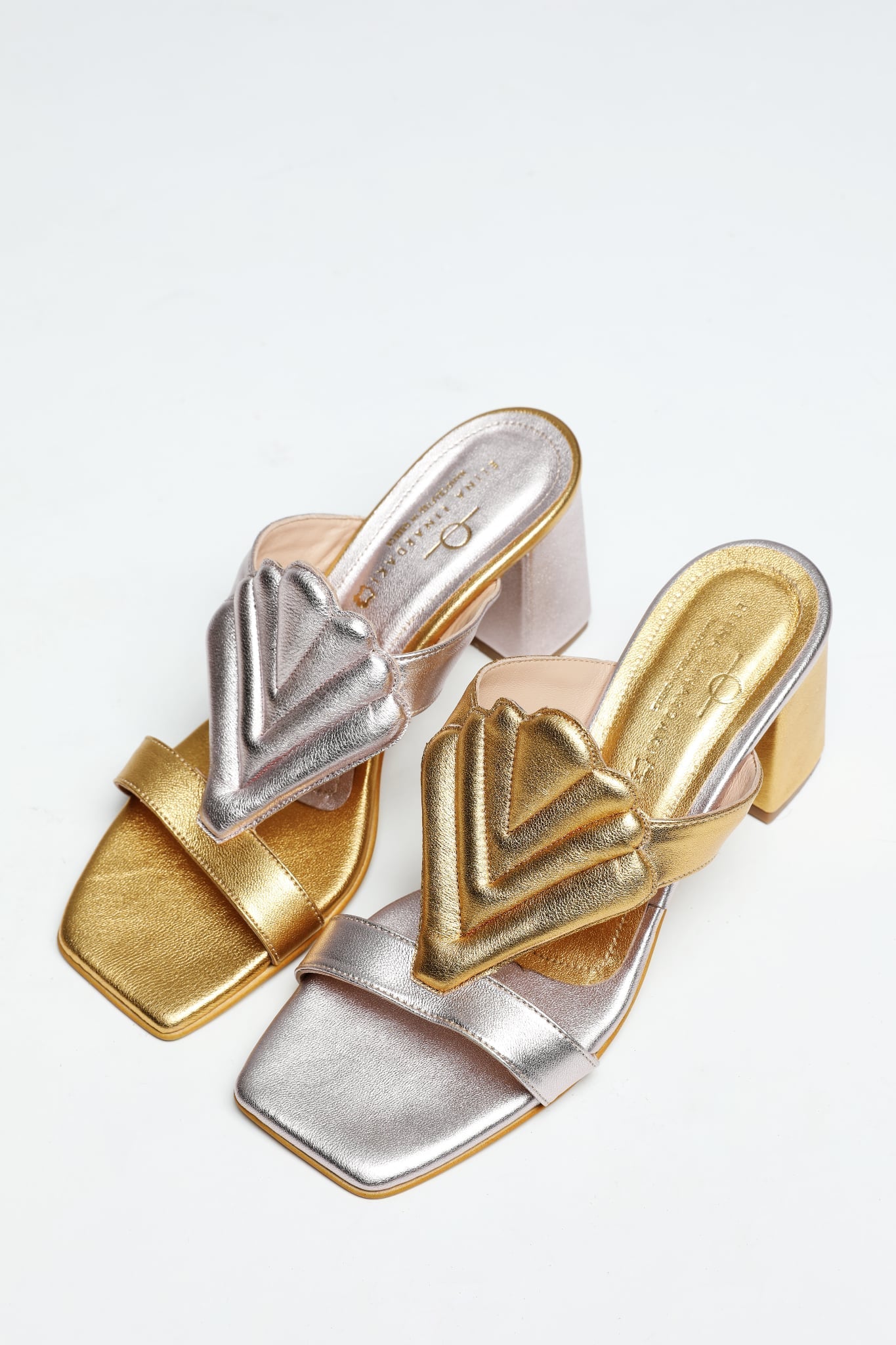 Moana Heel Gold & Silver