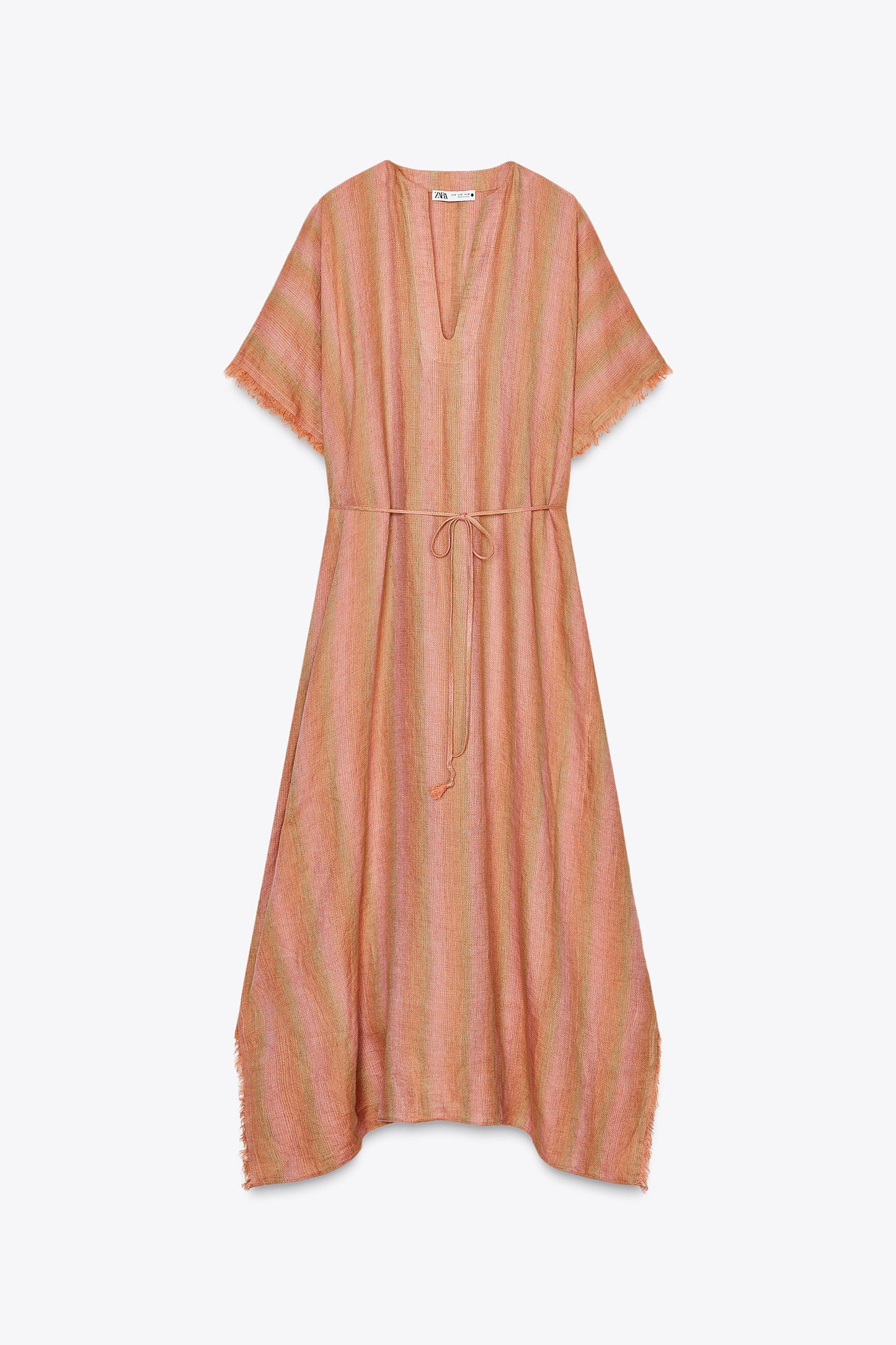 Linen Striped Dress