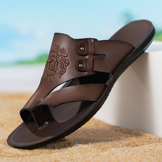 Men's flip flops with soft bottom and anti slip cool slippers