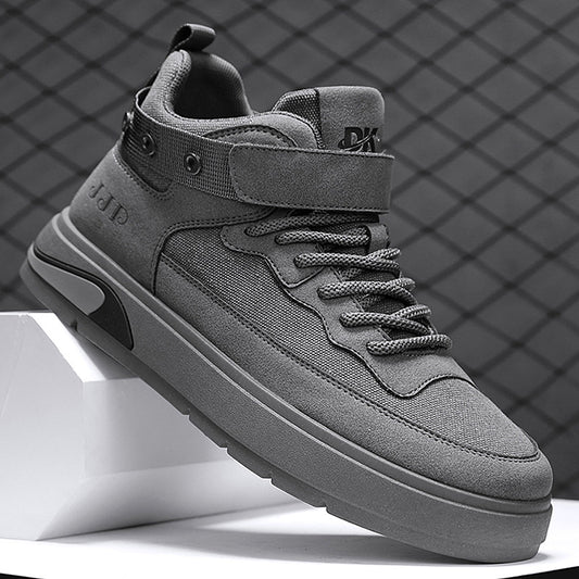 Men's casual Velcro high board shoes