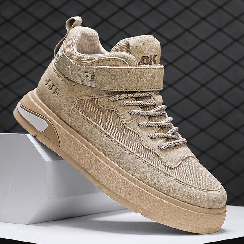 Men's casual Velcro high board shoes