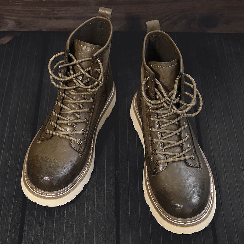 Men's comfortable British retro Martin boots