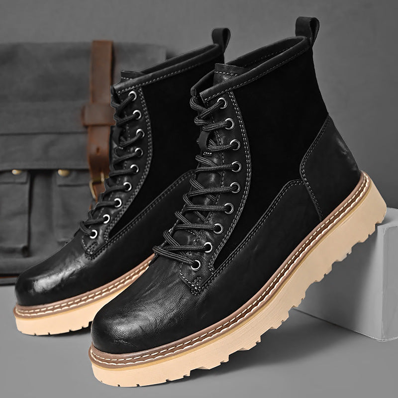 Men's comfortable British retro Martin boots