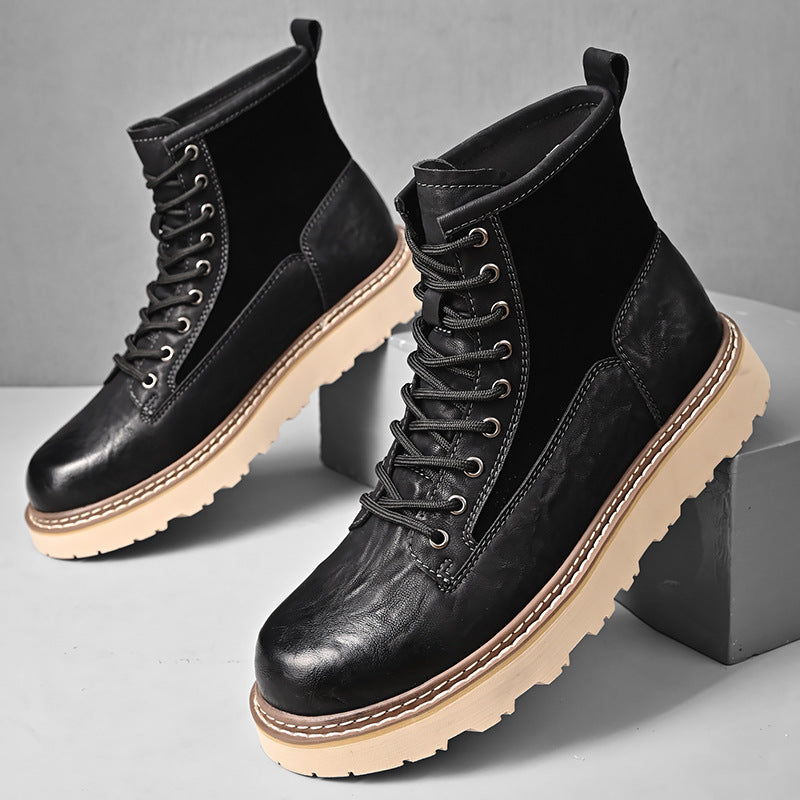 Men's comfortable British retro Martin boots