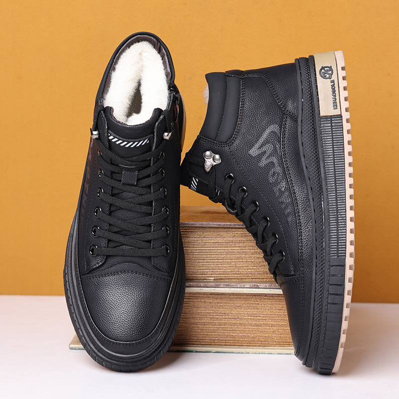 Men's breathable and comfortable high top casual trendy shoes