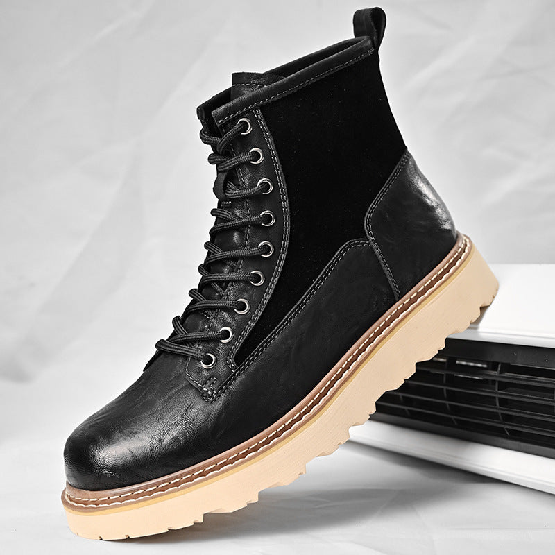 Men's comfortable British retro Martin boots