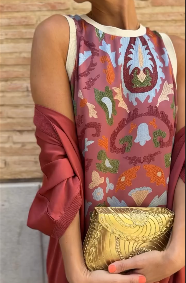 Sleeveless Retro Printed Dress