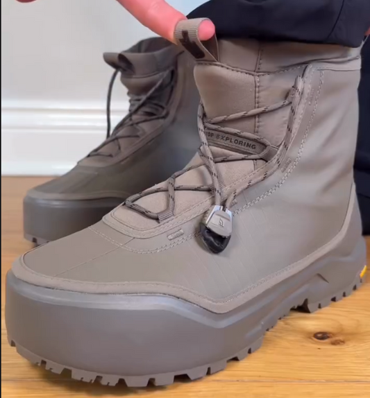 Technology Fabric High Top Casual Shoes
