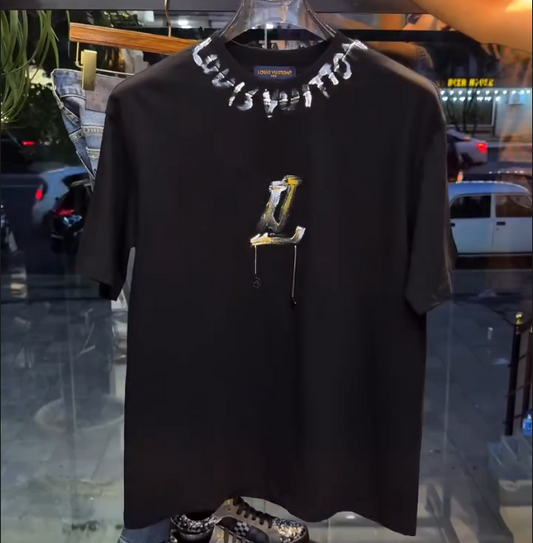 Men's High-quality Luxury Painting Short Sleeves